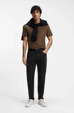 Maine Regular-Fit Jeans aus bequemem Stretch-Denim in Stay-Black