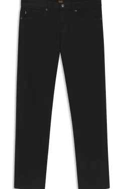 Maine Regular-Fit Jeans aus bequemem Stretch-Denim in Stay-Black