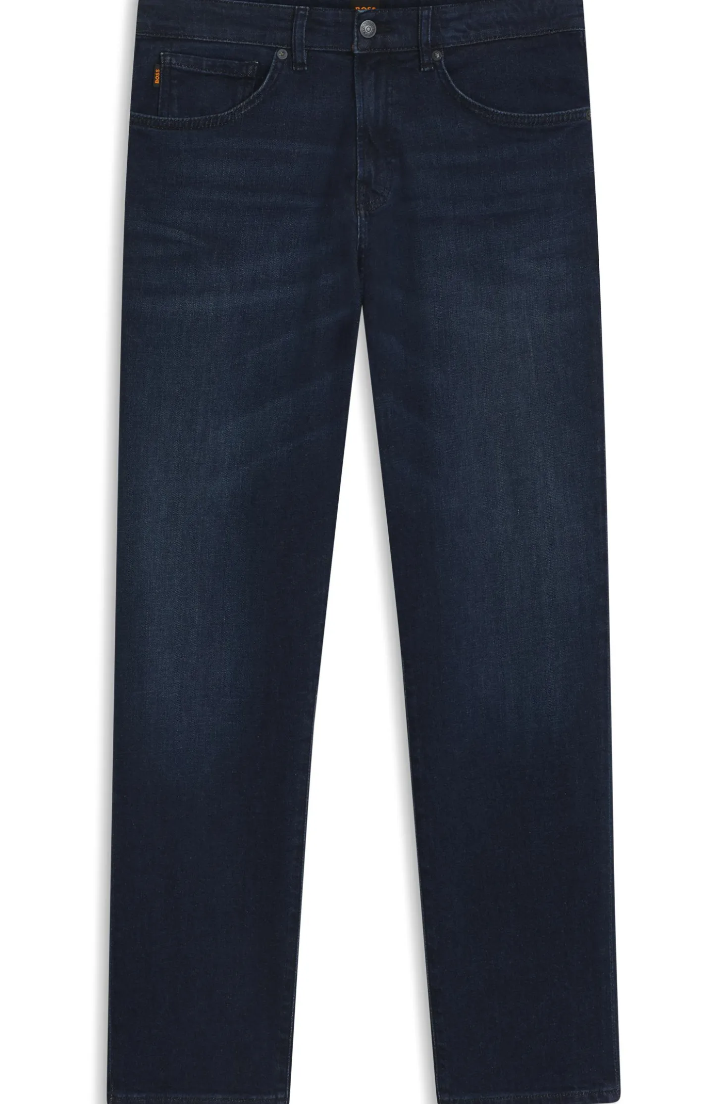 Maine Regular-Fit Jeans aus bequemem Stretch-Denim in Blau