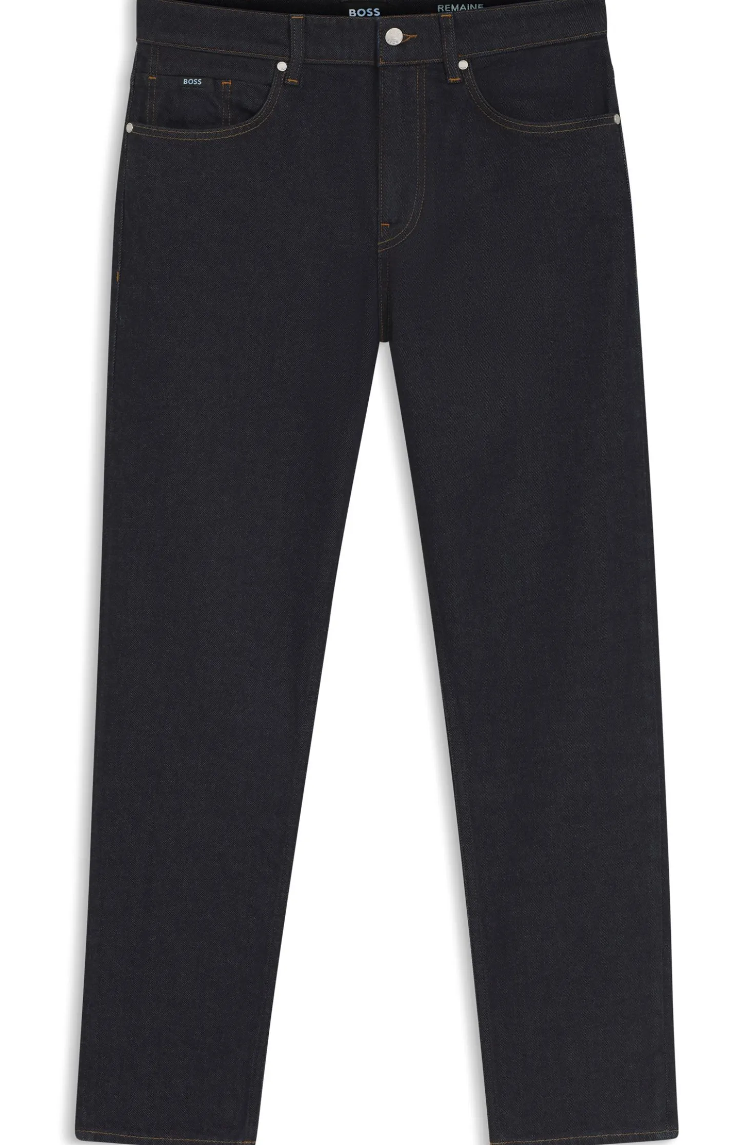 Maine Regular-Fit Jeans aus bequemem Stretch-Denim in Blau
