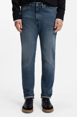 Maine Regular-Fit Jeans aus bequemem Stretch-Denim in Blau