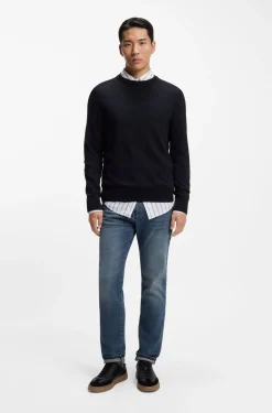 Maine Regular-Fit Jeans aus bequemem Stretch-Denim in Blau