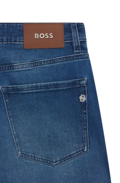 Maine Regular-Fit Jeans aus besonders softem blauem Denim