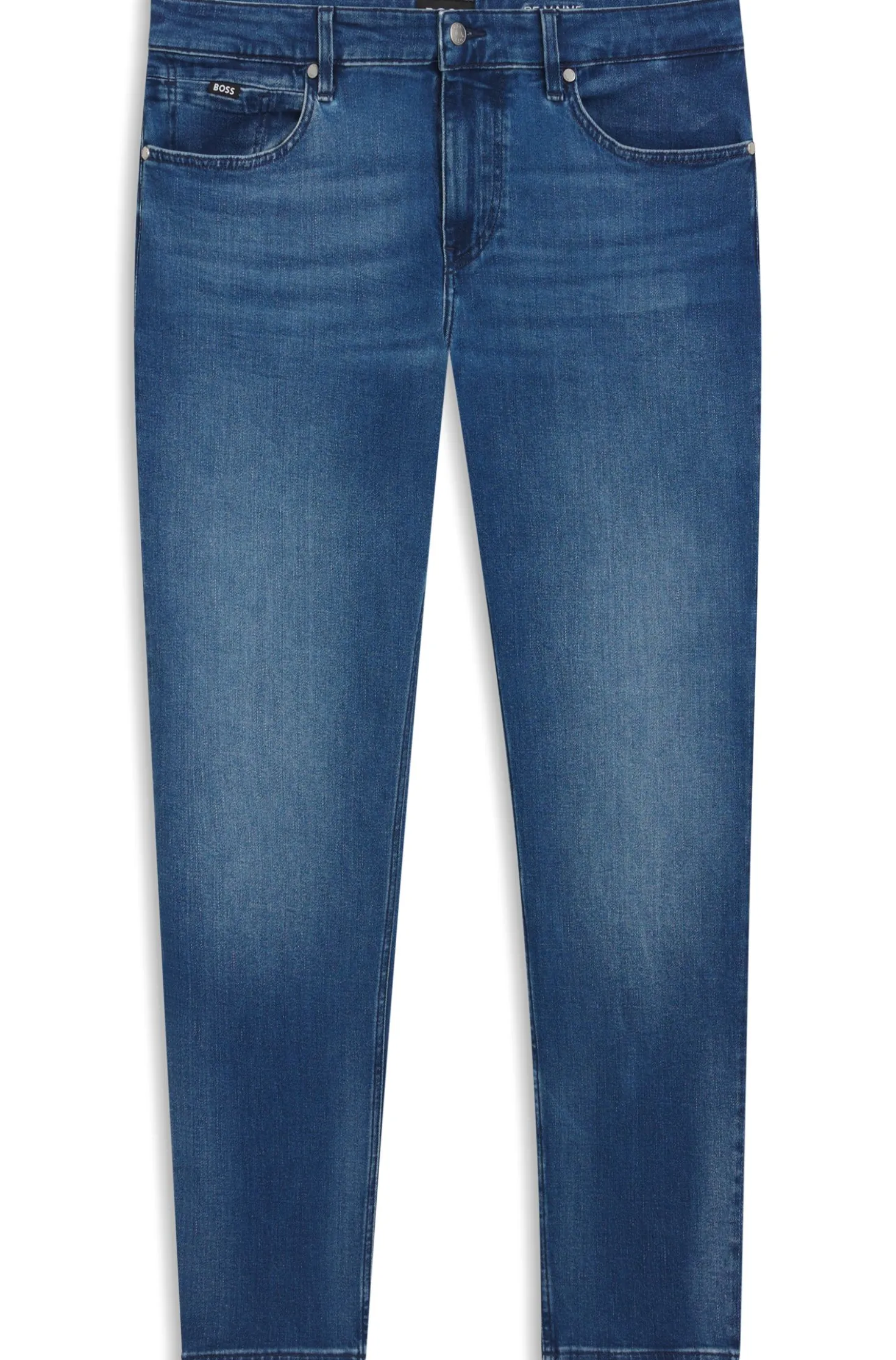 Maine Regular-Fit Jeans aus besonders softem blauem Denim