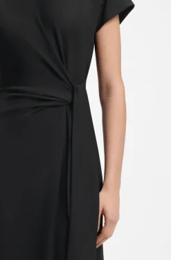 Midikleid aus Jersey mit Knoten