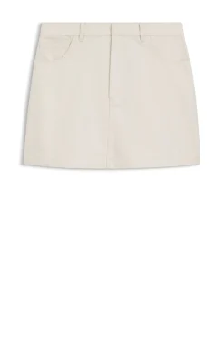 Minirock aus Baumwoll-Twill mit Happy HUGO-Logo