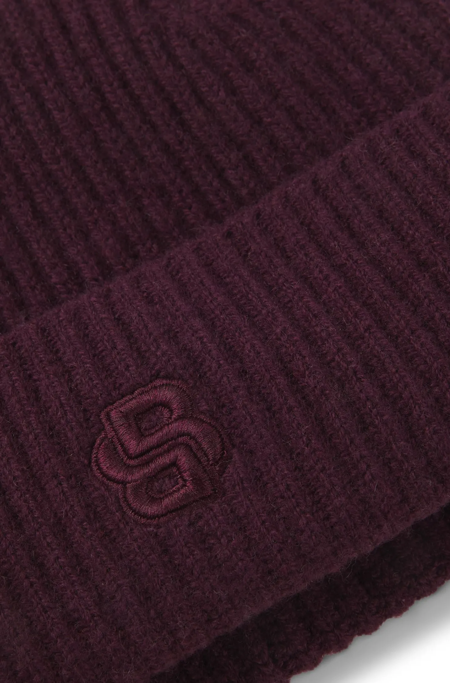 Mütze aus Woll-Mix mit Kaschmir und Double-B-Monogramm