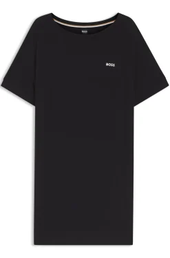 Nachthemd aus Stretch-Jersey mit Logo-Print