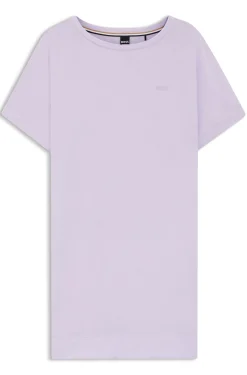 Nachthemd aus Stretch-Jersey mit Logo-Print