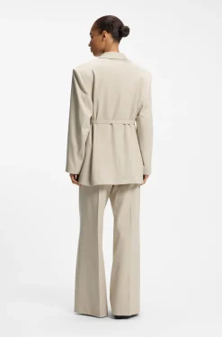 Oversized Blazer mit Gürtel