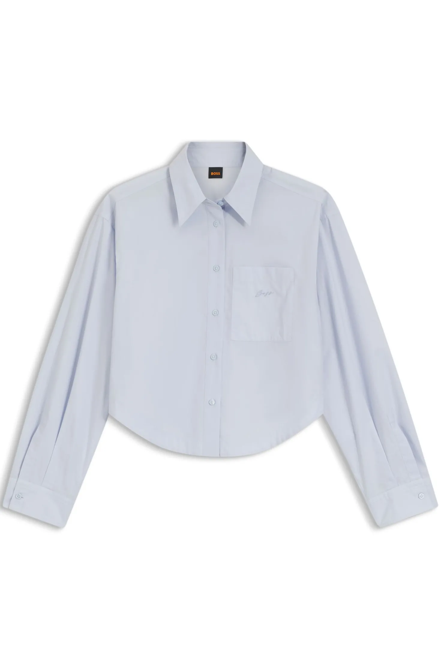 Oversized Bluse aus Baumwoll-Popeline