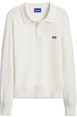 Oversized-Fit Polopullover aus Baumwolle
