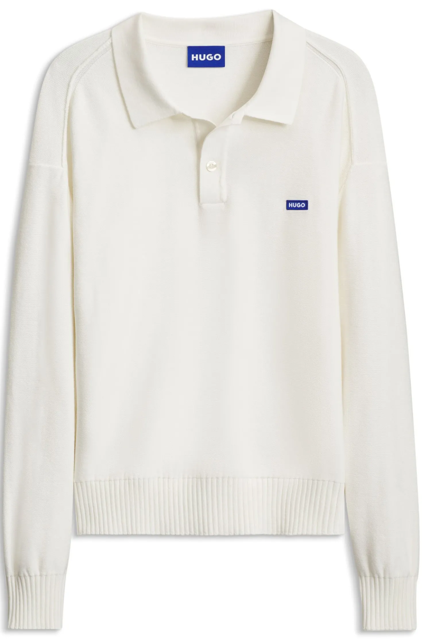 Oversized-Fit Polopullover aus Baumwolle