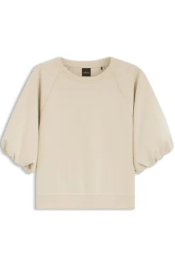 Oversized-Fit Sweatshirt mit kurzen Ballonärmeln
