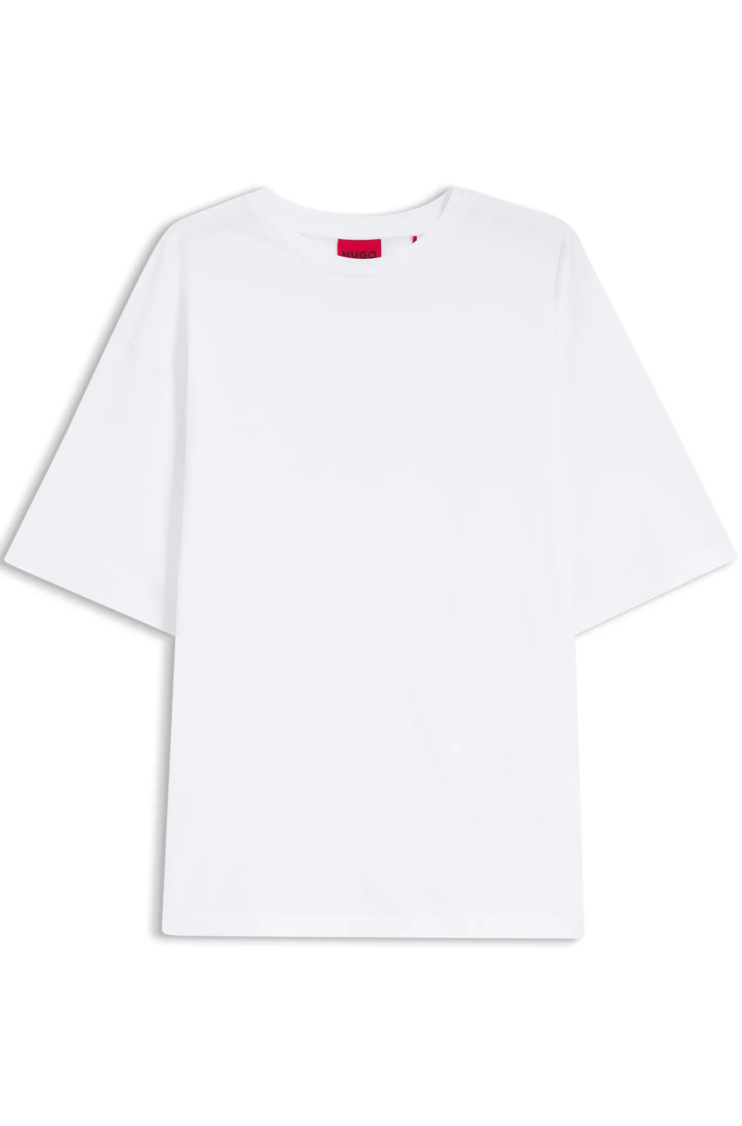 Oversized-Fit T-Shirt aus Baumwolle mit fortlaufendem Logo-Print