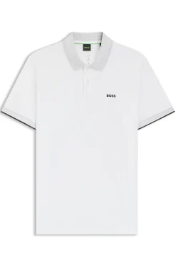Paddy-Poloshirt aus feuchtigkeitsregulierender Stretch-Baumwolle