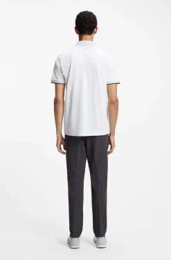 Paddy-Poloshirt aus feuchtigkeitsregulierender Stretch-Baumwolle