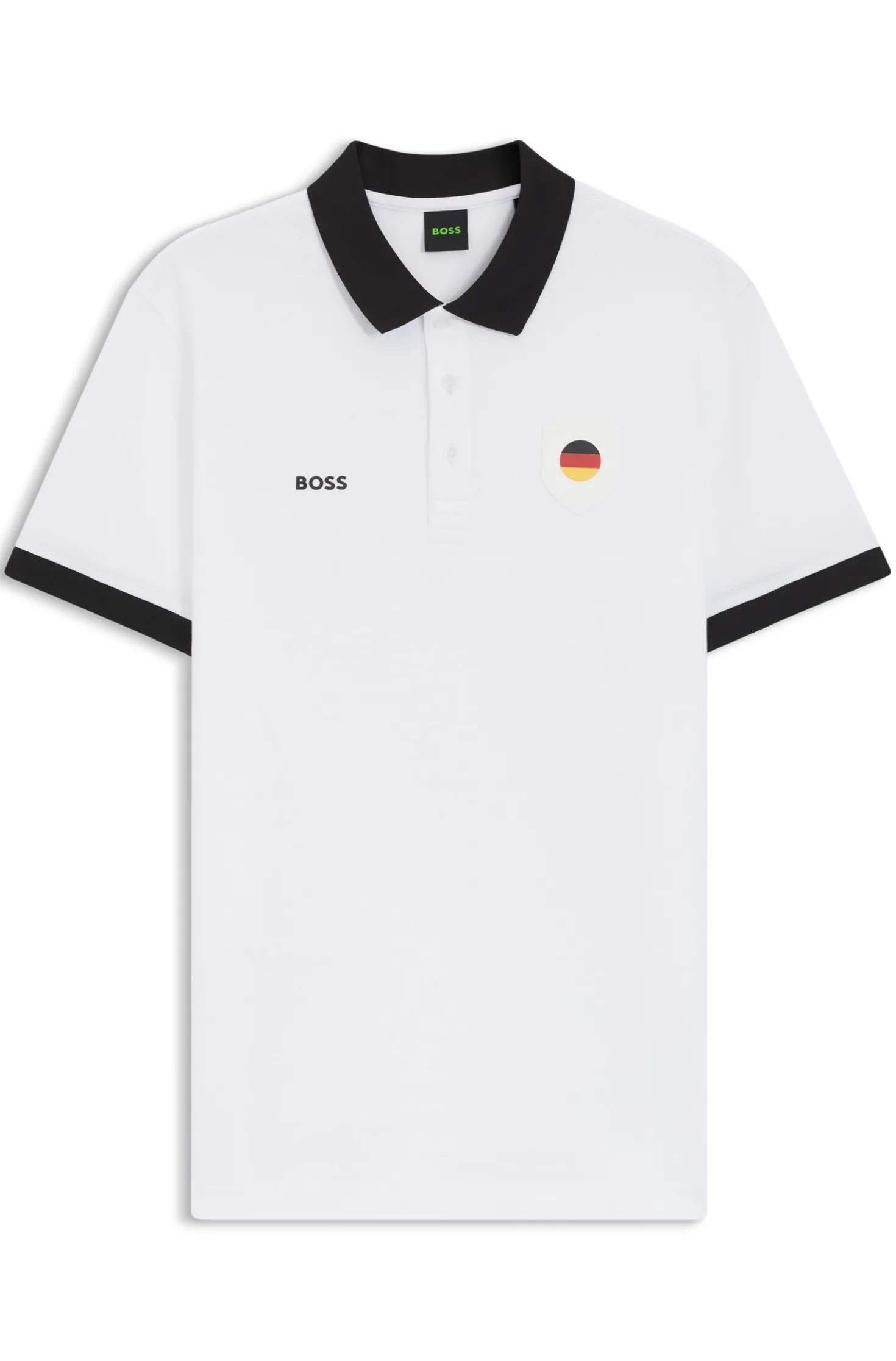 Paddy Poloshirt mit Landesflaggen-Details