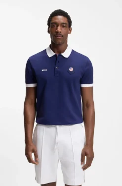 Paddy Poloshirt mit Landesflaggen-Details