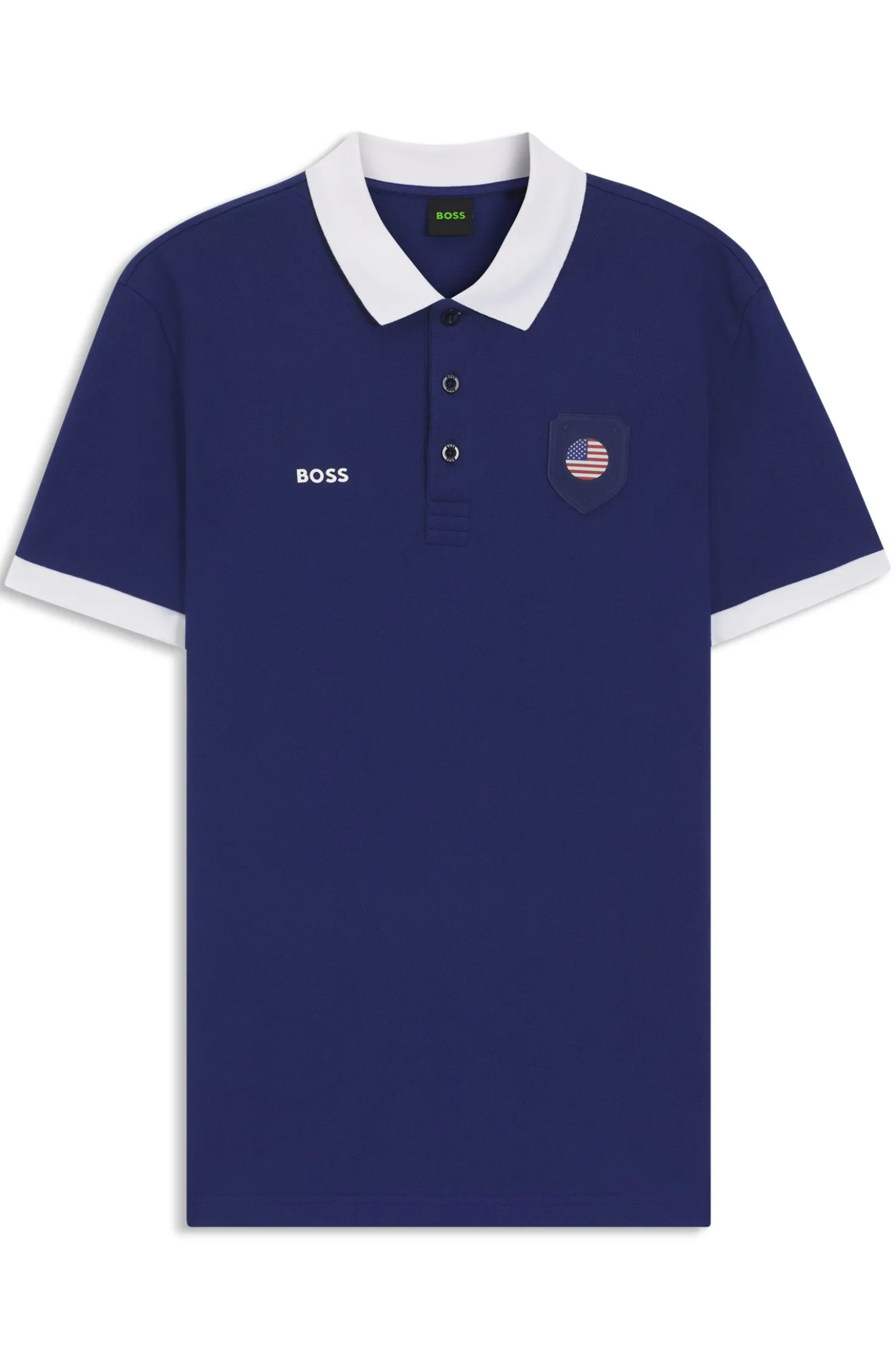 Paddy Poloshirt mit Landesflaggen-Details