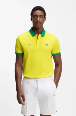 Paddy Poloshirt mit Landesflaggen-Details