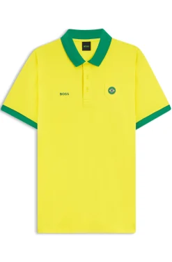 Paddy Poloshirt mit Landesflaggen-Details