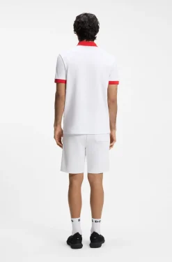 Paddy Poloshirt mit Landesflaggen-Details