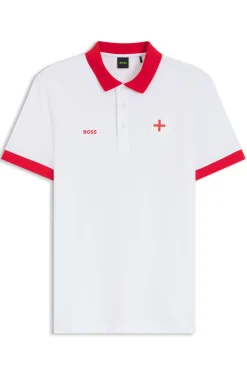 Paddy Poloshirt mit Landesflaggen-Details