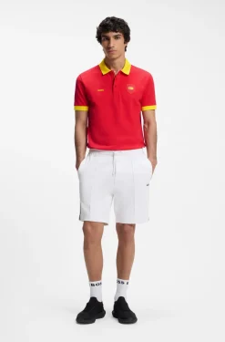 Paddy Poloshirt mit Landesflaggen-Details