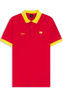 Paddy Poloshirt mit Landesflaggen-Details