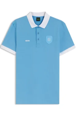 Paddy Poloshirt mit Landesflaggen-Details