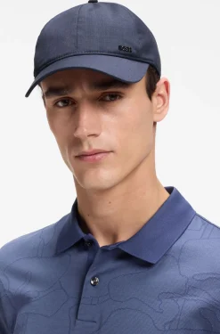 Performance Cap aus Air-Wolle mit metallenem Logo-Schriftzug