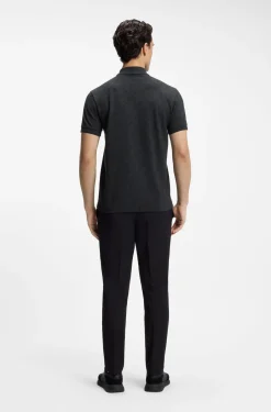 Poloshirt aus Baumwoll-Piqué mit Allover-Print