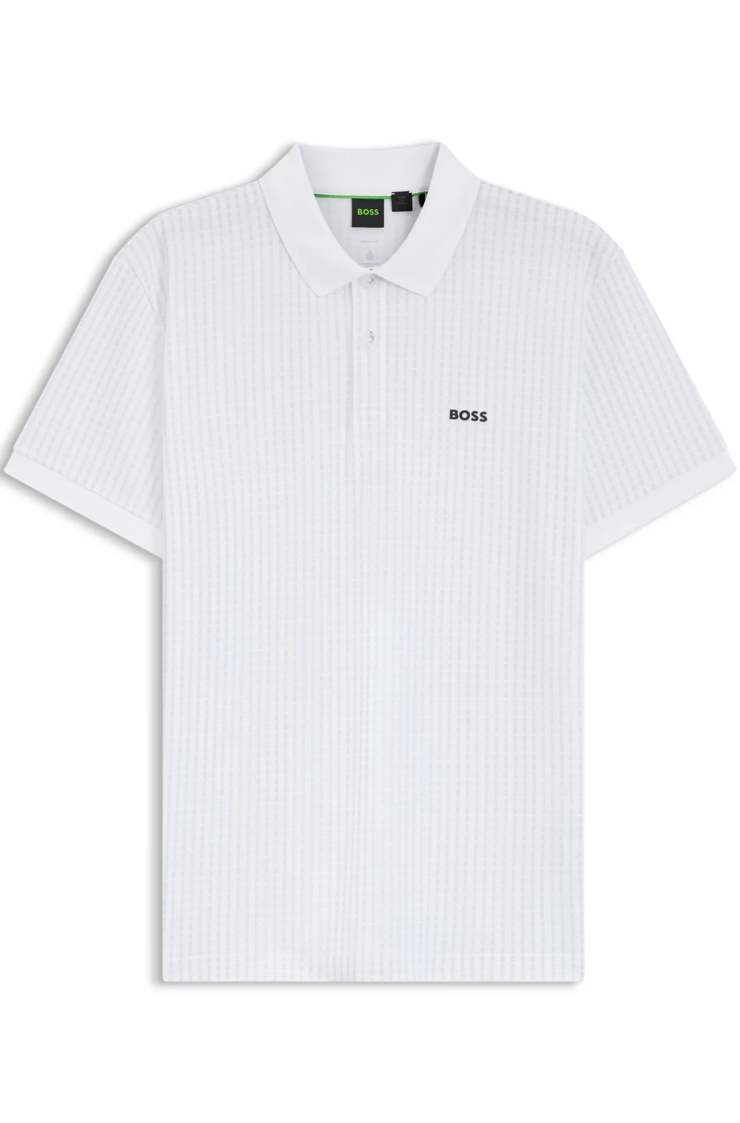 Poloshirt aus Baumwoll-Piqué mit Allover-Print