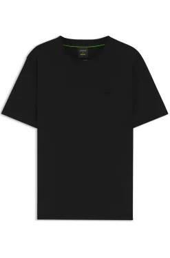 Porsche x BOSS T-Shirt aus merzerisierter Baumwolle mit reflektierendem Branding