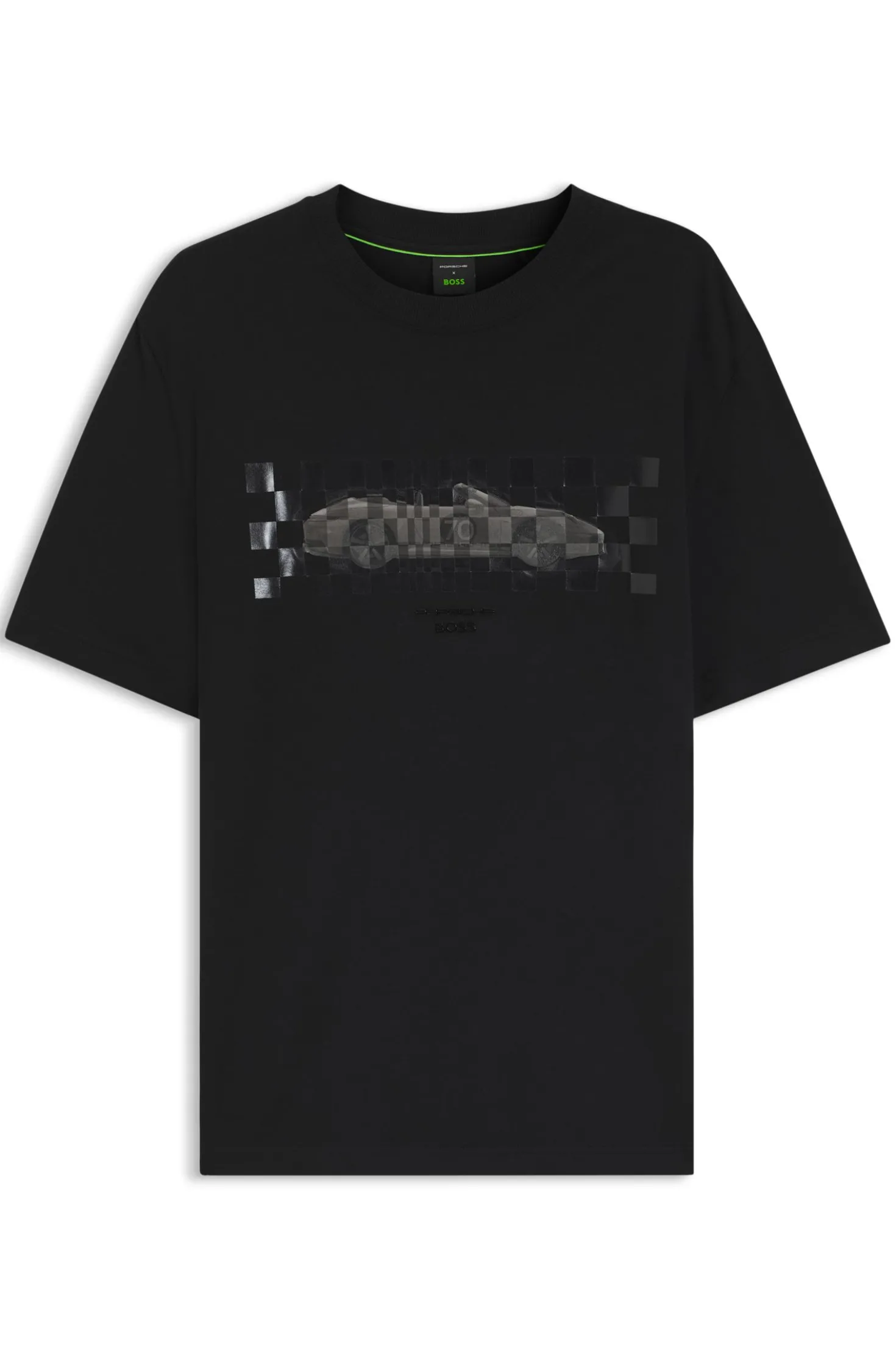 Porsche x BOSS T-Shirt mit glänzendem Artwork