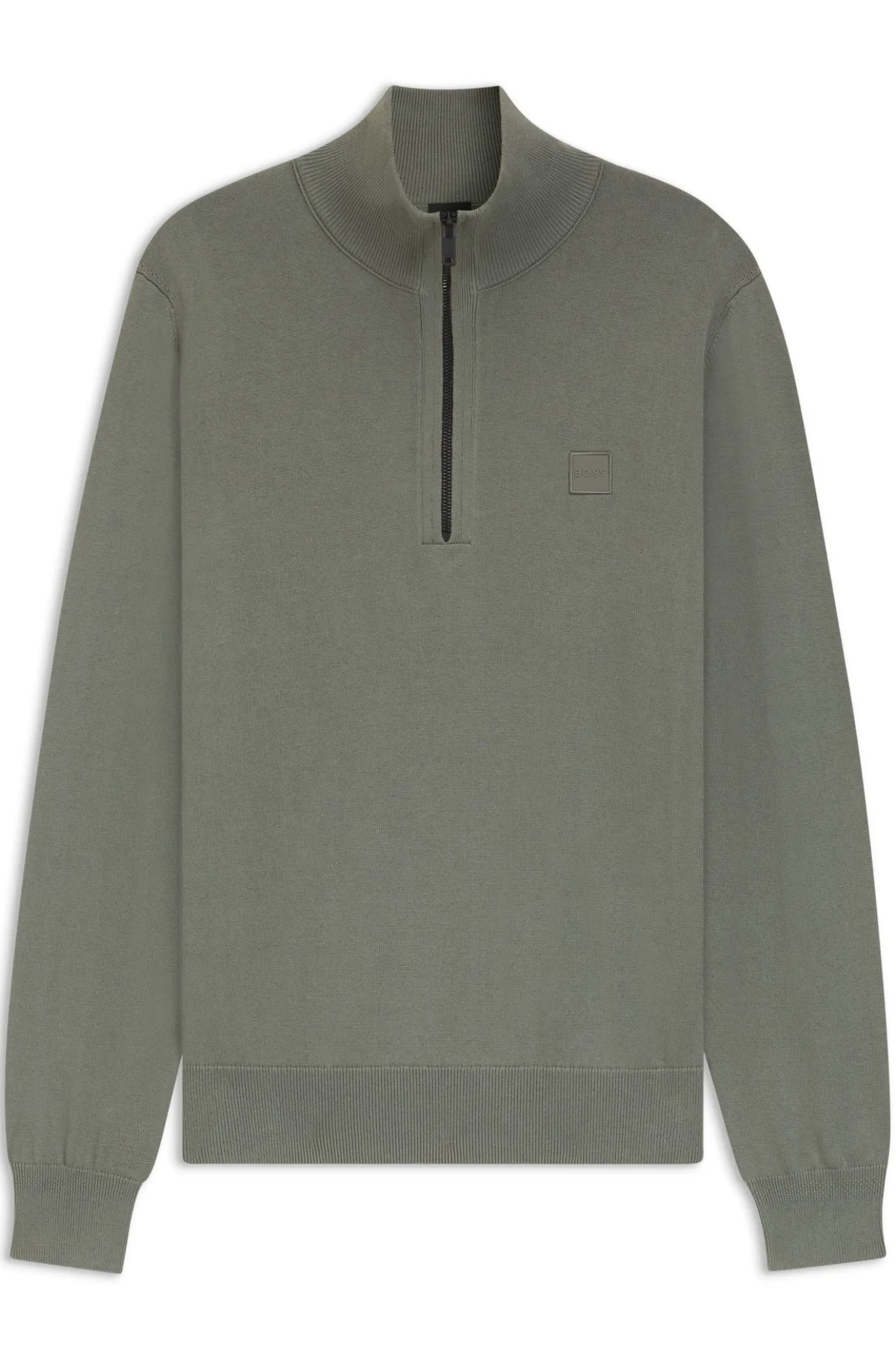 Pullover aus Baumwolle und Kaschmir mit Troyerkragen