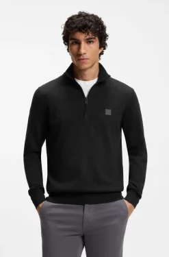 Pullover aus Baumwolle und Kaschmir mit Troyerkragen