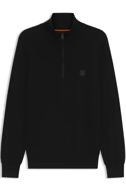 Pullover aus Baumwolle und Kaschmir mit Troyerkragen