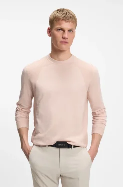 Pullover aus Baumwoll-Mix mit Bodymapping-Struktur