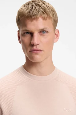 Pullover aus Baumwoll-Mix mit Bodymapping-Struktur