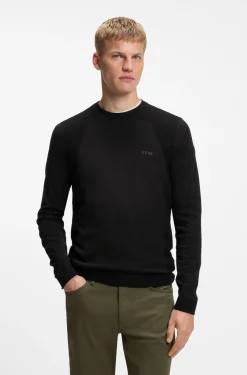 Pullover aus Baumwoll-Mix mit Bodymapping-Struktur