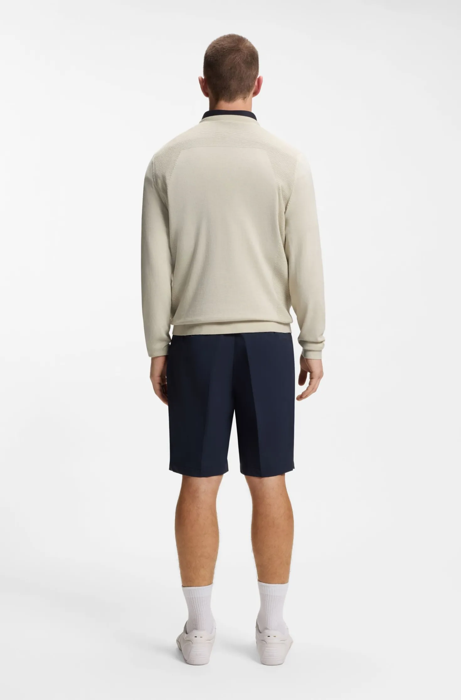Pullover aus Baumwoll-Mix mit Bodymapping-Struktur