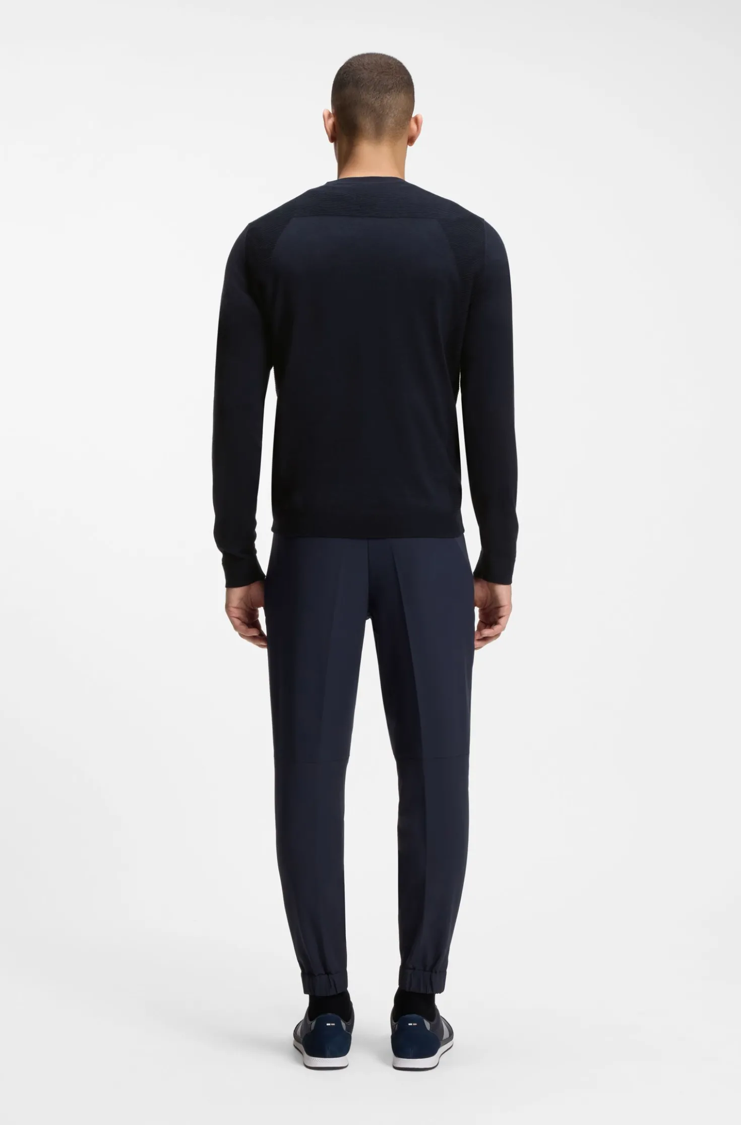 Pullover aus Baumwoll-Mix mit Bodymapping-Struktur