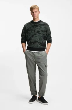Pullover aus Baumwoll-Mix mit grafischem Jacquard-Muster