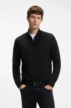 Pullover aus Schurwolle mit Kaschmir und Troyerkragen