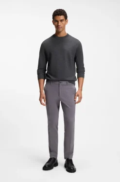 Pullover aus Schurwoll-Mix mit verschiedenen Strukturen