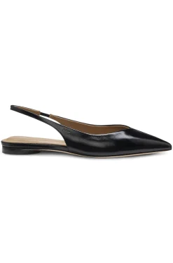 Pumps aus Leder mit Slingback-Riemen