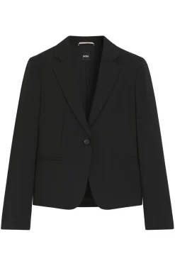 Regular-Fit Blazer aus in Italien gefertigter Schurwolle