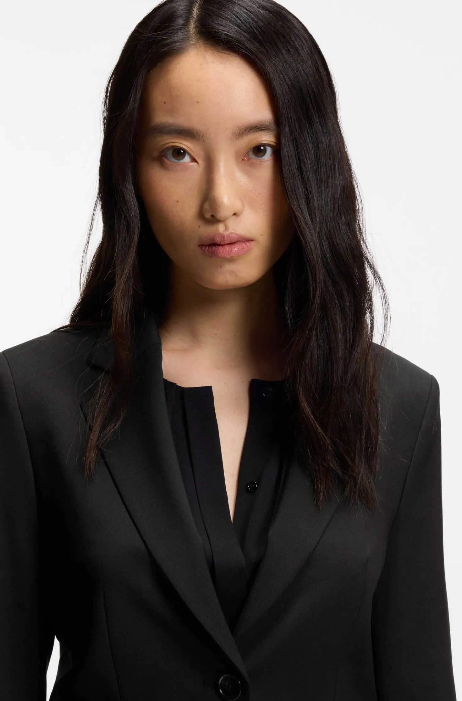 Regular-Fit Blazer aus in Italien gefertigter Schurwolle